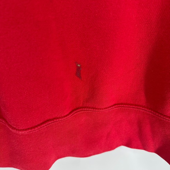 University Of Kansas Jayhawks Basketball Campus Authentic Mens Red Sweatshirt M - Picture 4 of 9